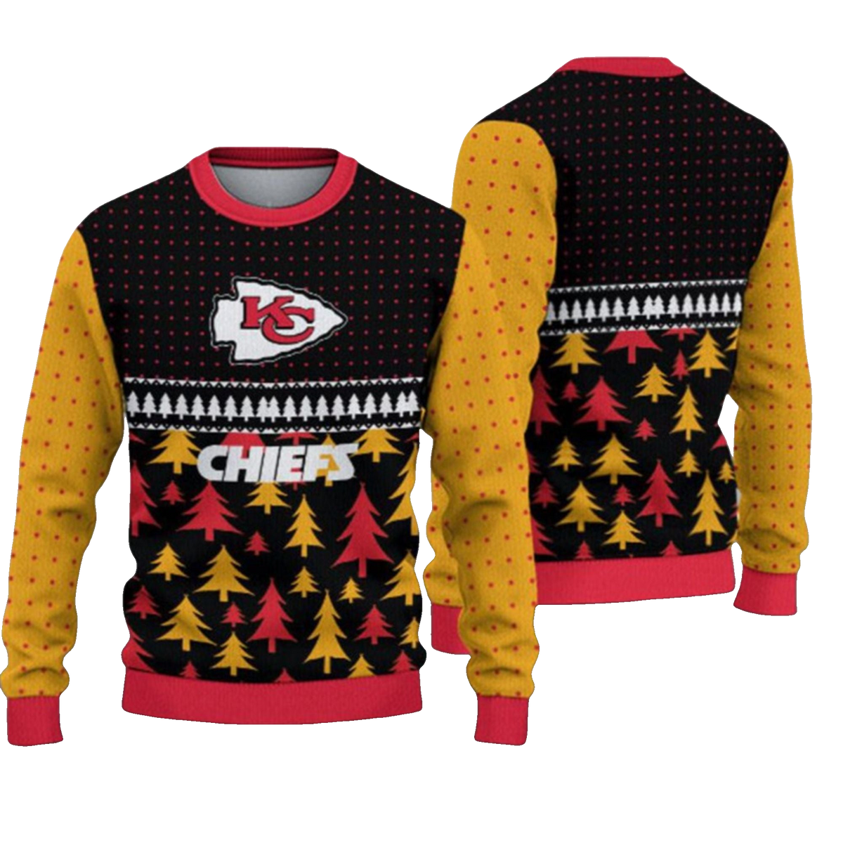 2026 Christmas KC Chiefs Ugly Sweater - Moonbestprint