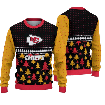 2026 Christmas KC Chiefs Ugly Sweater - Moonbestprint