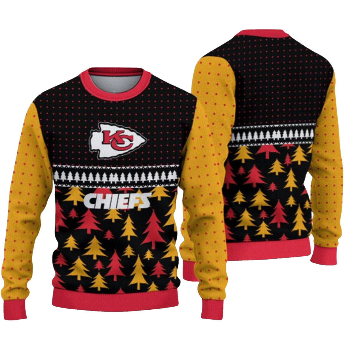 2026 Christmas KC Chiefs Ugly Sweater - Moonbestprint