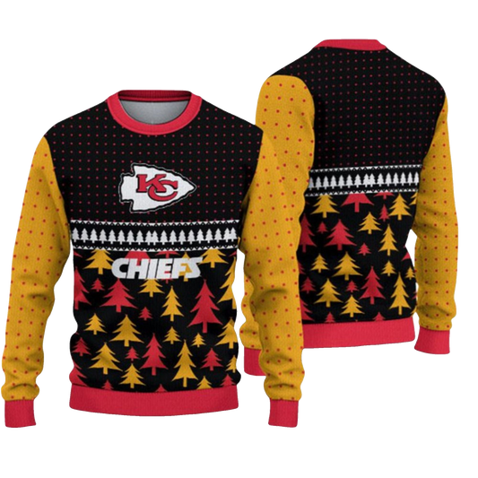2026 Christmas KC Chiefs Ugly Sweater - Moonbestprint