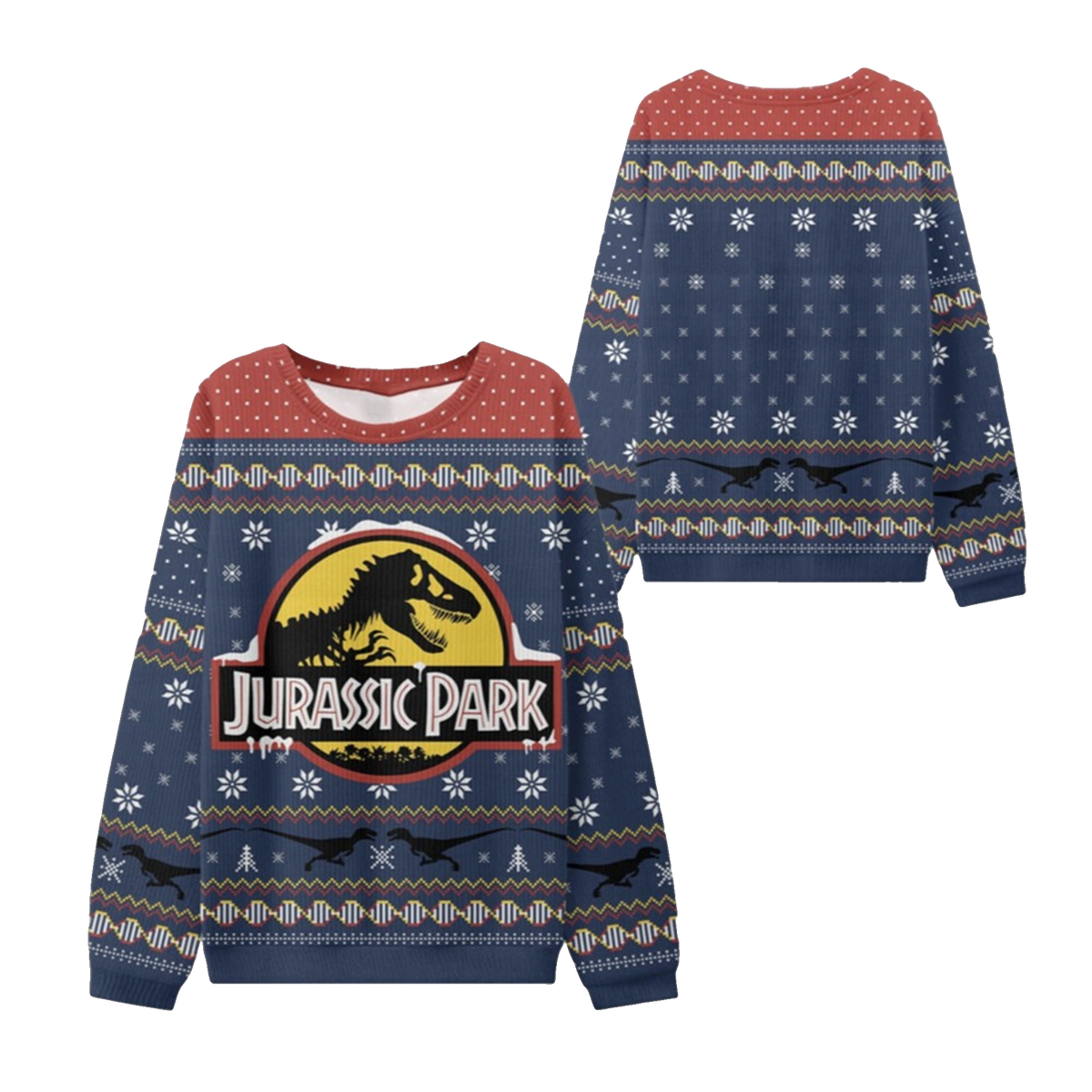 2026 Christmas Jurassic Park Ugly Sweater - Moonbestprint