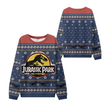 2026 Christmas Jurassic Park Ugly Sweater - Moonbestprint