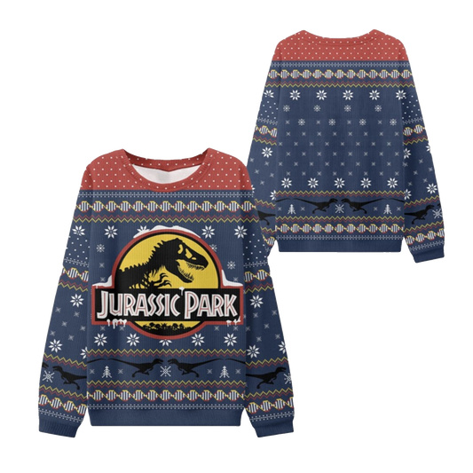 2026 Christmas Jurassic Park Ugly Sweater - Moonbestprint