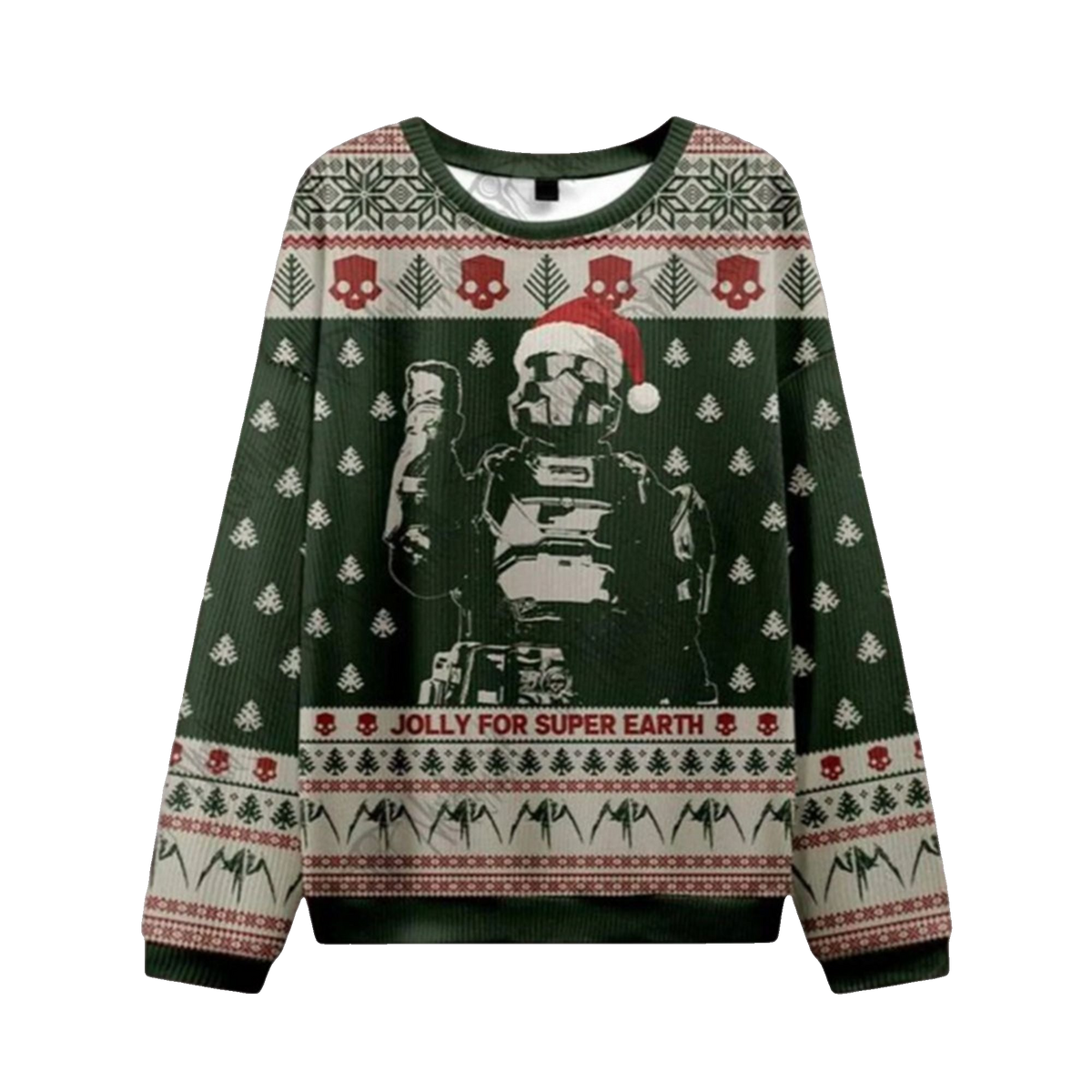 2026 Christmas Jolly for Super Earth Ugly Sweater - Moonbestprint
