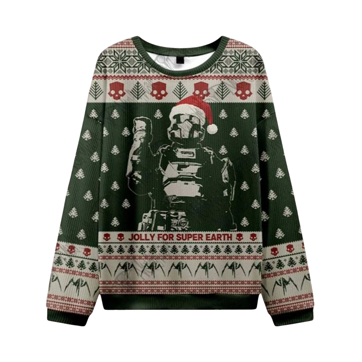 2026 Christmas Jolly for Super Earth Ugly Sweater - Moonbestprint