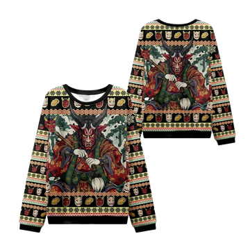 2026 Christmas Japanese Monster Ugly Sweater - Moonbestprint