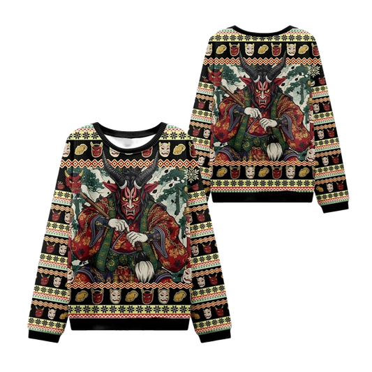 2026 Christmas Japanese Monster Ugly Sweater - Moonbestprint