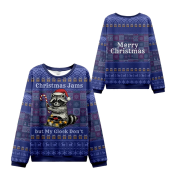 2026 Christmas Jams But Glock Don't Ugly Sweater - Moonbestprint