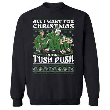 2026 Christmas Is The Tush Push Ugly Sweater - Moonbestprint