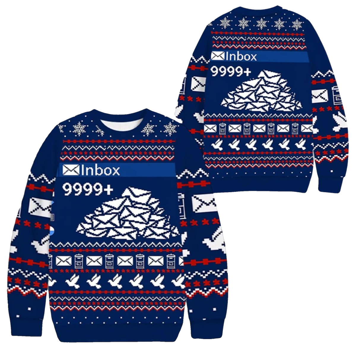 2026 Christmas Inbox 9999 Ugly Sweater - Moonbestprint