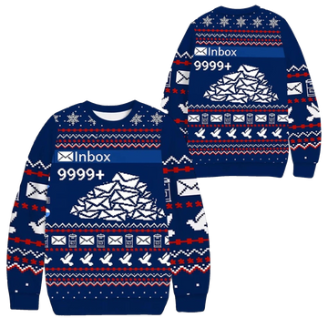 2026 Christmas Inbox 9999 Ugly Sweater - Moonbestprint