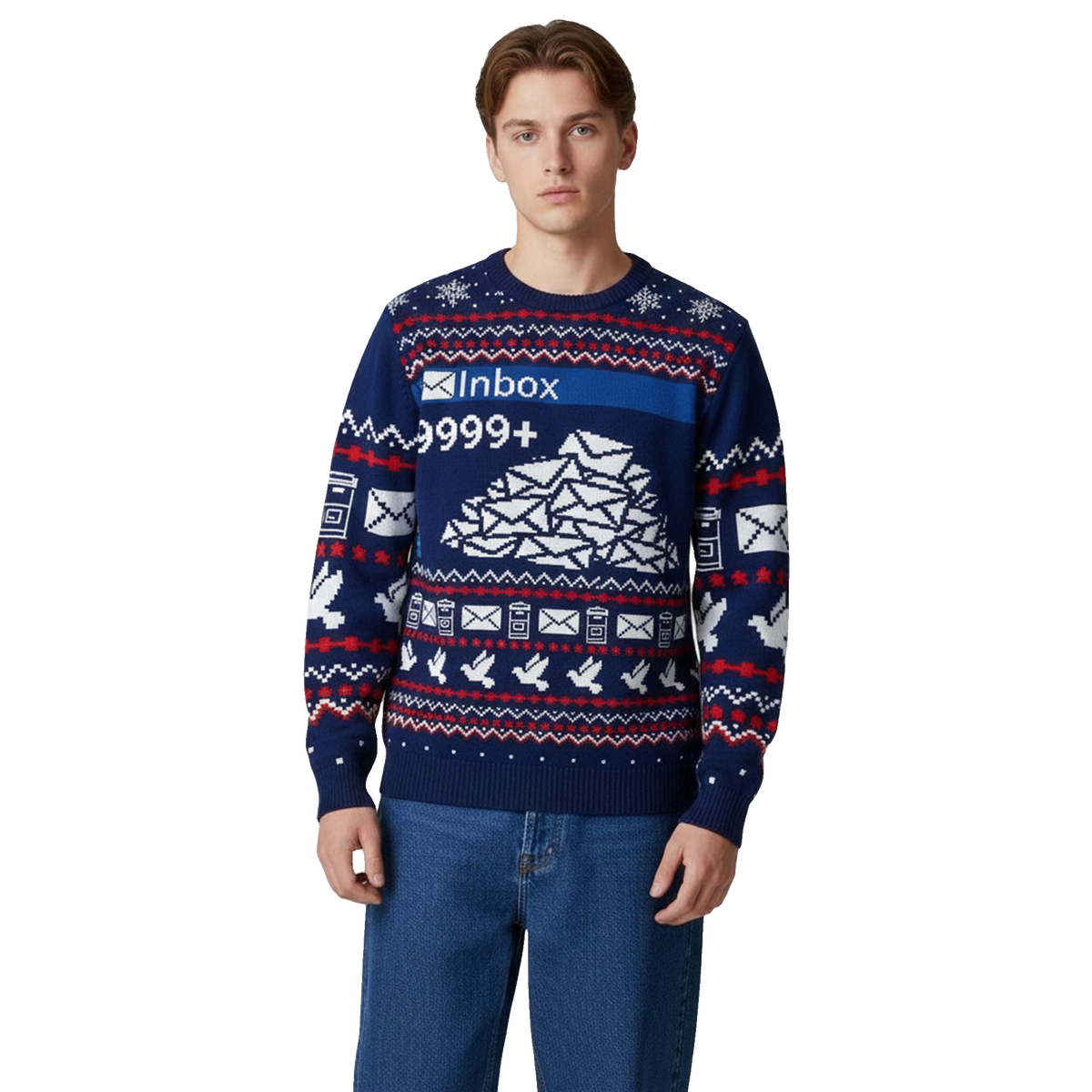 2026 Christmas Inbox 9999 Ugly Sweater - Moonbestprint