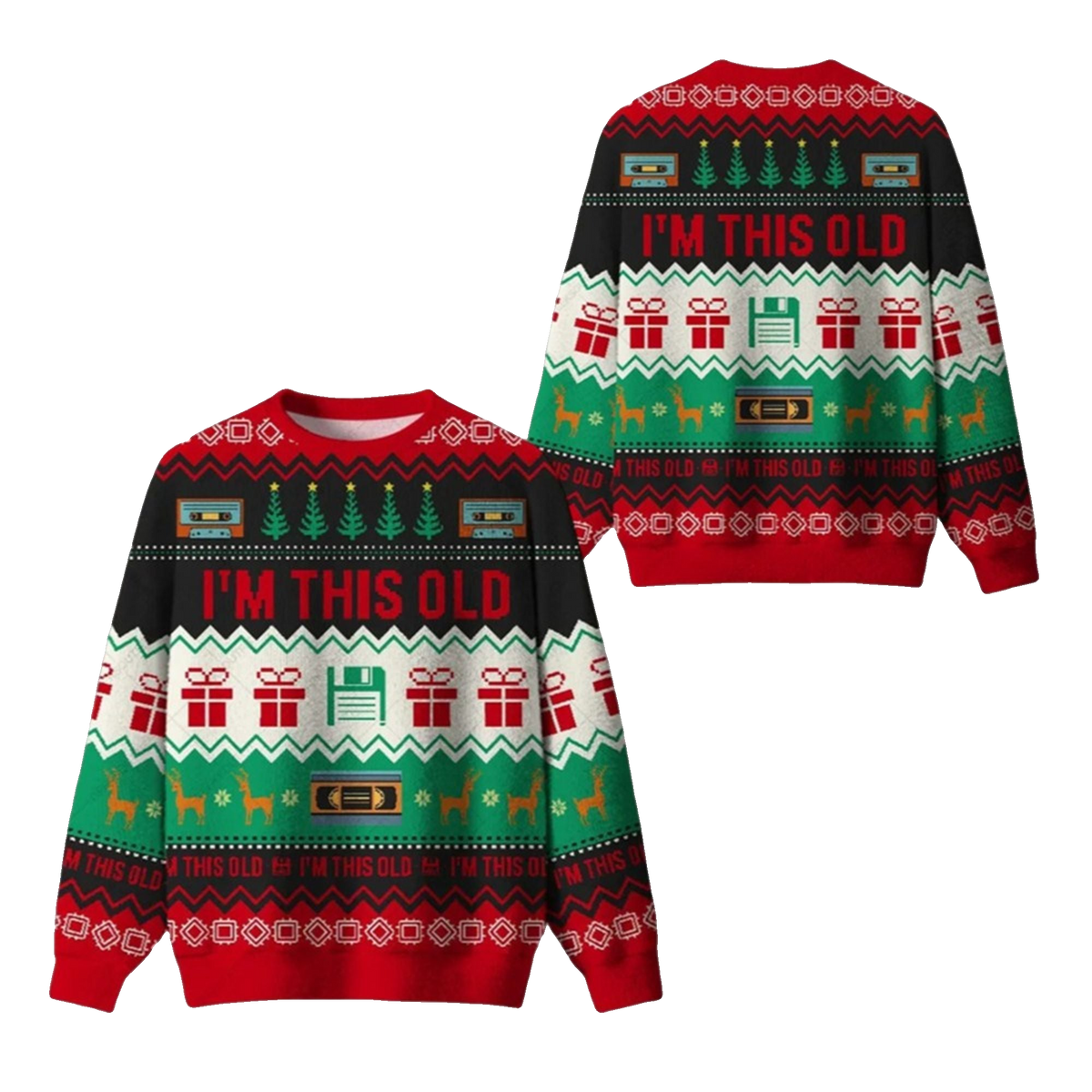 2026 Christmas Im This Old Ugly Sweater - Moonbestprint