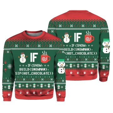 2026 Christmas IF Code Ugly Christmas Sweater - Moonbestprint