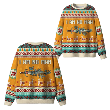 2026 Christmas I Am No Man Ugly Sweater - Moonbestprint