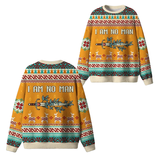 2026 Christmas I Am No Man Ugly Sweater - Moonbestprint