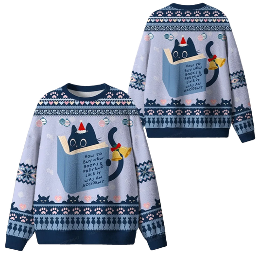 2026 Christmas How To Buy New Books Ugly Sweater - Moonbestprint