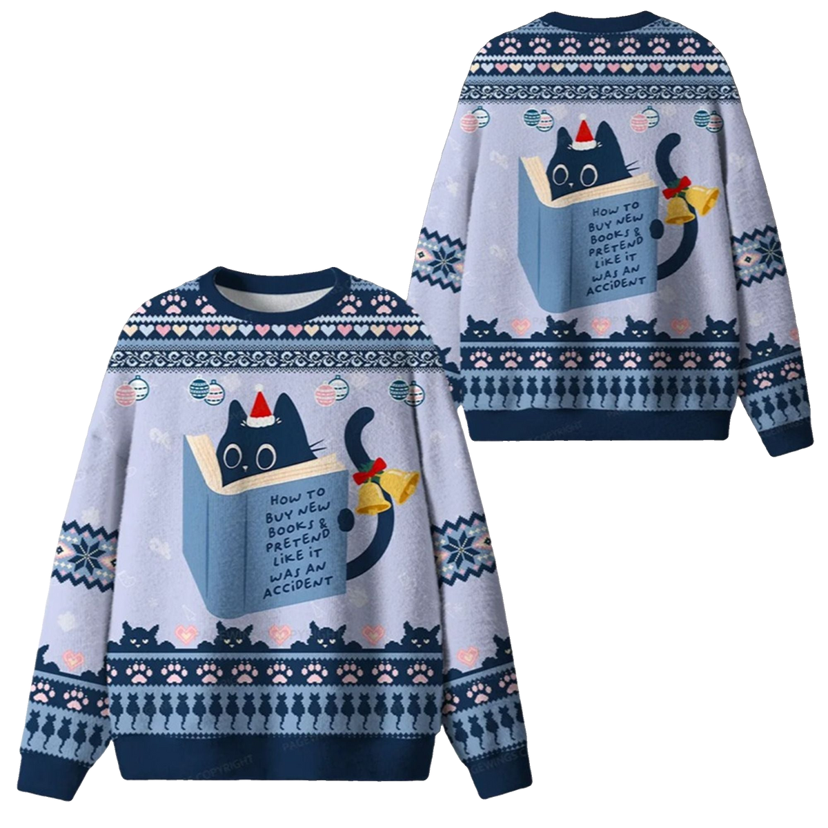 2026 Christmas How To Buy New Books Ugly Sweater - Moonbestprint