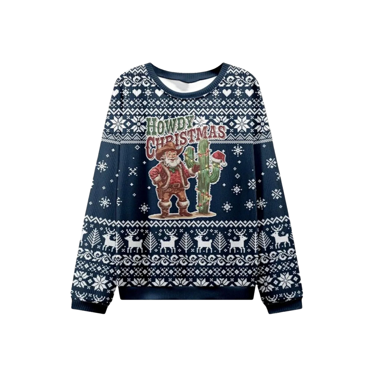 2026 Christmas Howdy Christmas Ugly Sweater - Moonbestprint