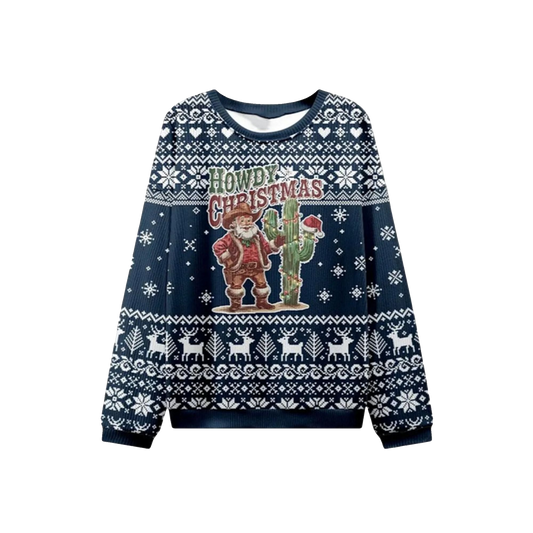 2026 Christmas Howdy Christmas Ugly Sweater - Moonbestprint