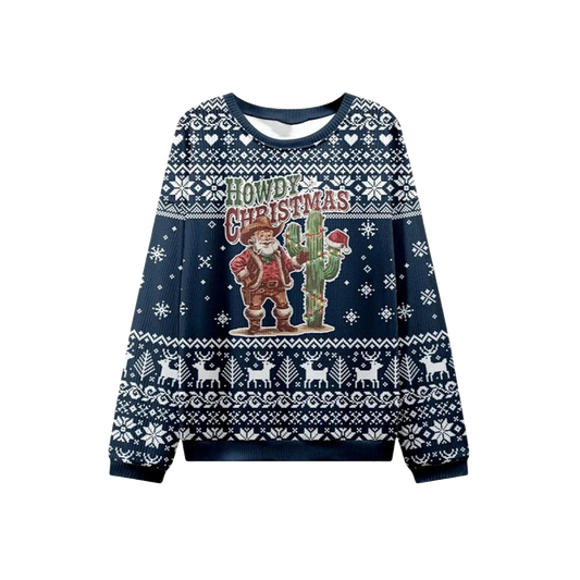 2026 Christmas Howdy Christmas Ugly Sweater - Moonbestprint