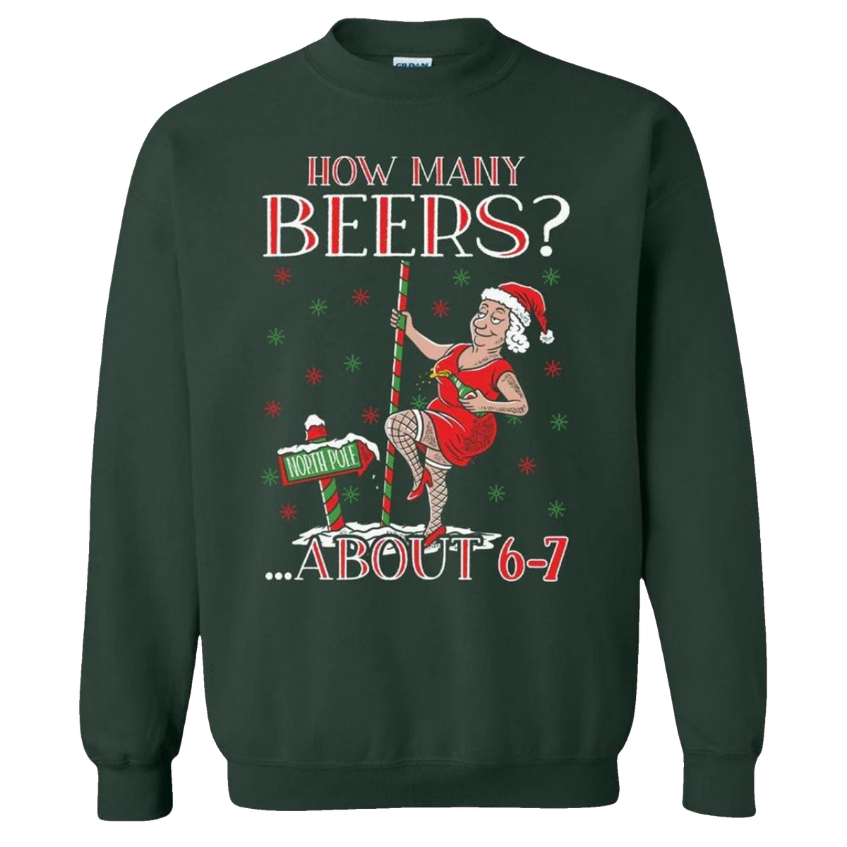 2026 Christmas How Many Beer About 6 7 Ugly Sweater - Moonbestprint