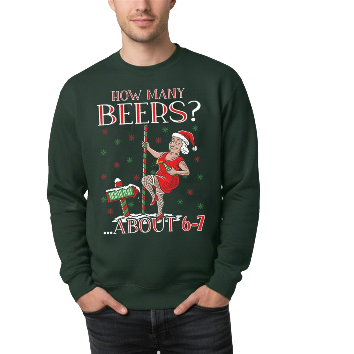 2026 Christmas How Many Beer About 6 7 Ugly Sweater - Moonbestprint