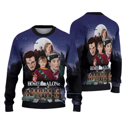2026 Christmas Home Alone Christmas Ugly Sweater - Moonbestprint