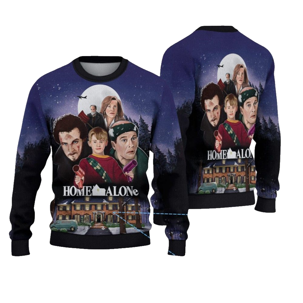 2026 Christmas Home Alone Christmas Ugly Sweater - Moonbestprint