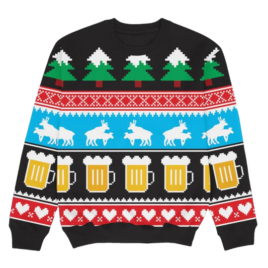 2026 Christmas Holiday Pattern Ugly Sweater - Moonbestprint
