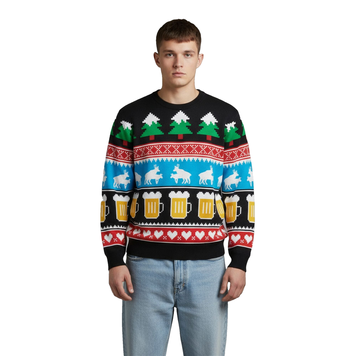 2026 Christmas Holiday Pattern Ugly Sweater - Moonbestprint