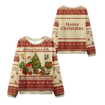 2026 Christmas Holiday Animal Party Ugly Sweater - Moonbestprint