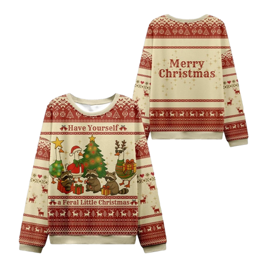 2026 Christmas Holiday Animal Party Ugly Sweater - Moonbestprint