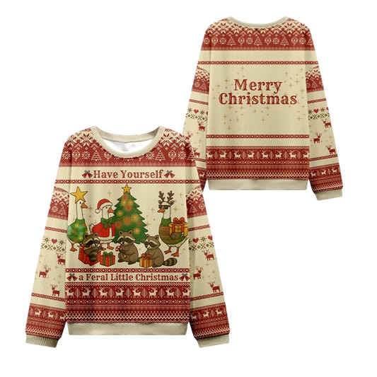 2026 Christmas Holiday Animal Party Ugly Sweater - Moonbestprint