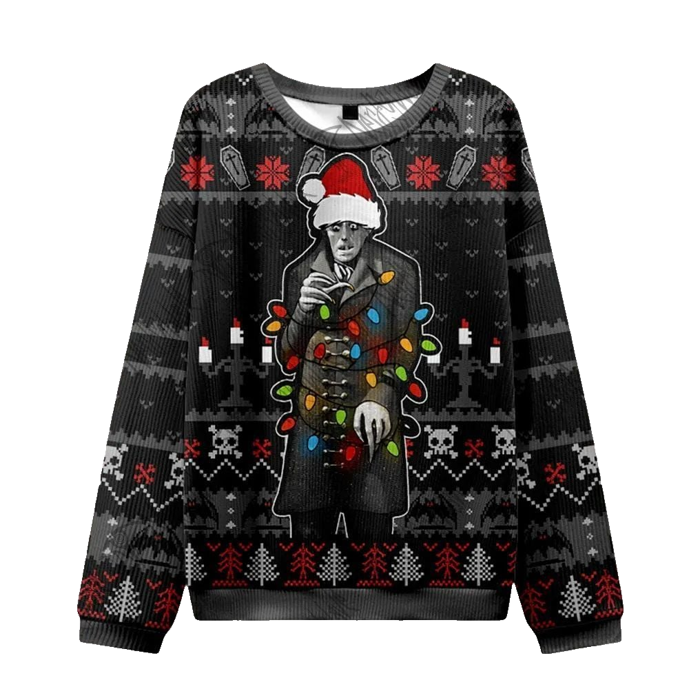 2026 Christmas Ho! Ho! Ho! Bloody Ugly Christmas Sweater - Moonbestprint
