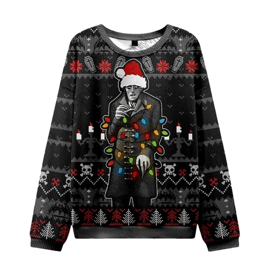 2026 Christmas Ho! Ho! Ho! Bloody Ugly Christmas Sweater - Moonbestprint