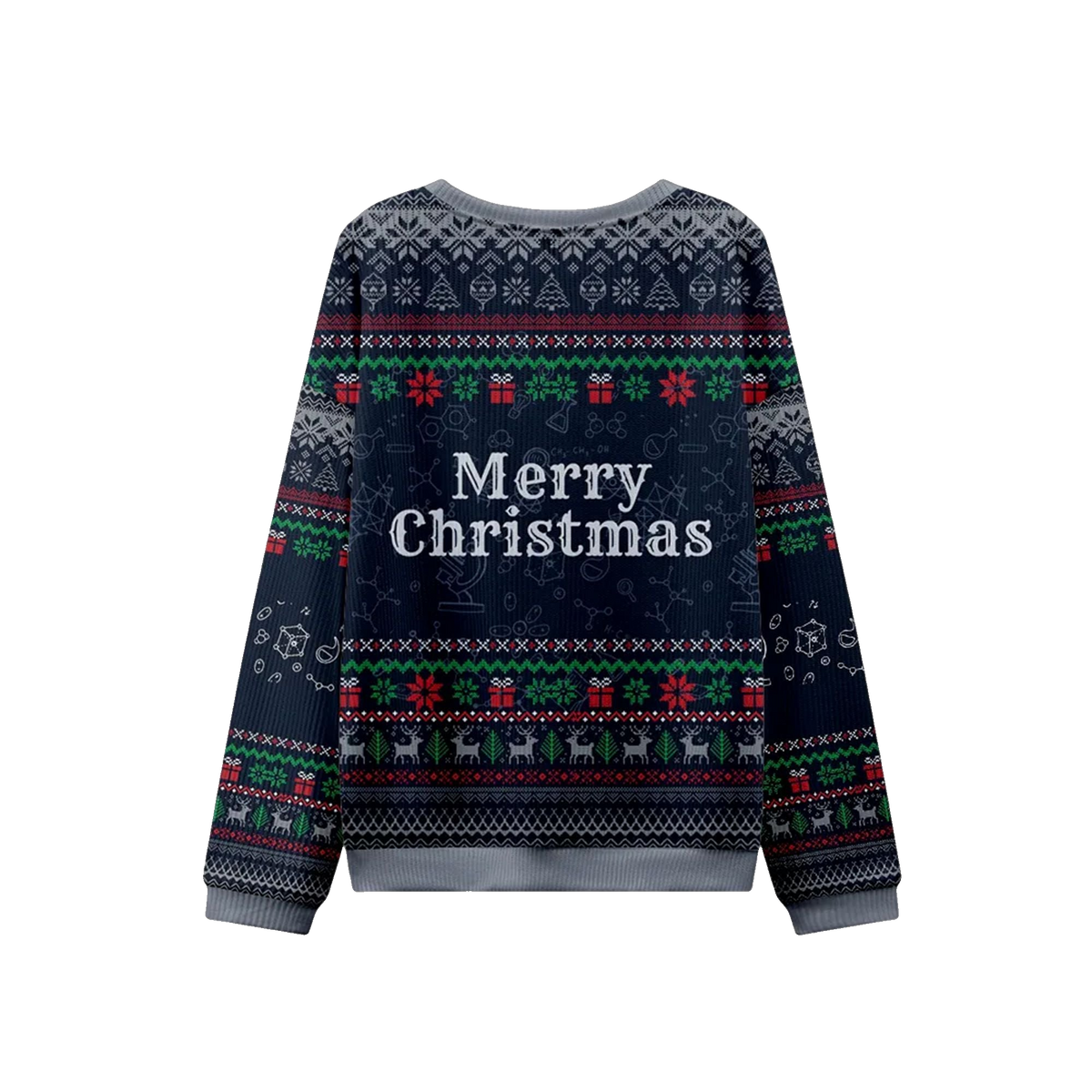 2026 Christmas Ho Ho Ho Holmium Ugly Sweater - Moonbestprint
