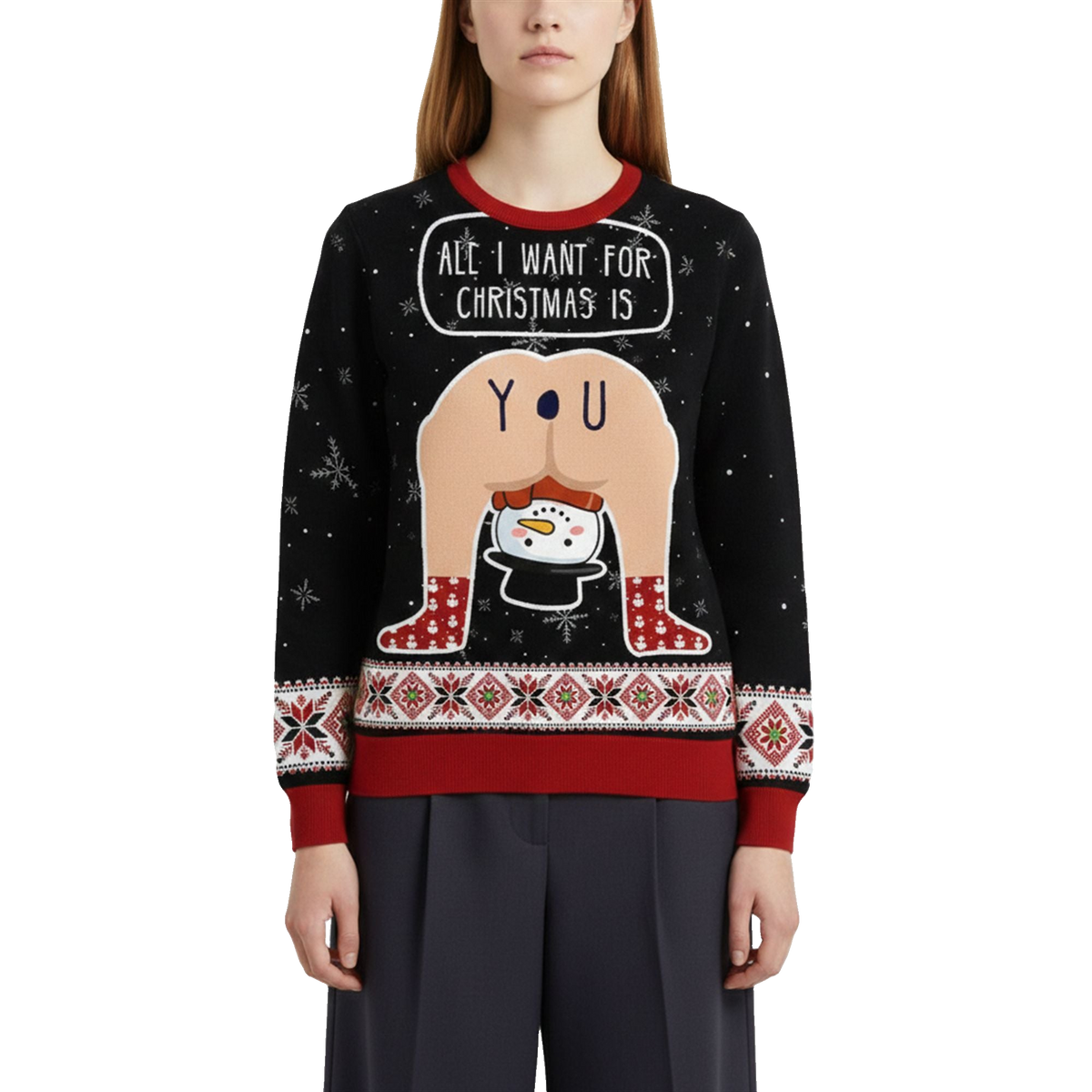 2026 Christmas Hilarious Situations Ugly Sweater - Moonbestprint