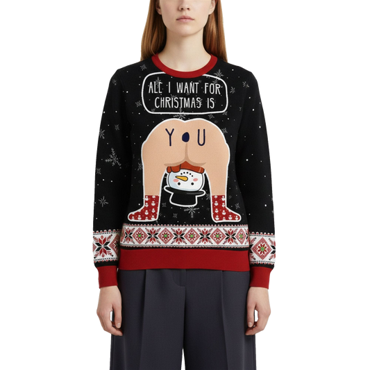 2026 Christmas Hilarious Situations Ugly Sweater - Moonbestprint