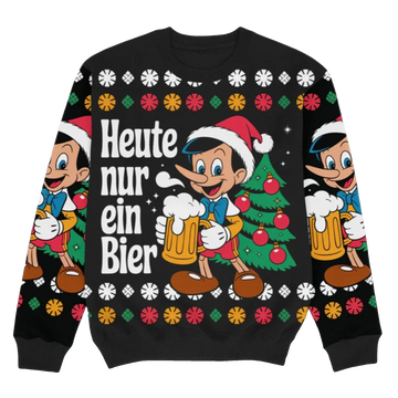 2026 Christmas Heute Nir Ein Bier Ugly Sweater - Moonbestprint