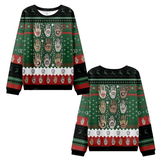 2026 Christmas Helping Hands Ugly Christmas Sweater - Moonbestprint