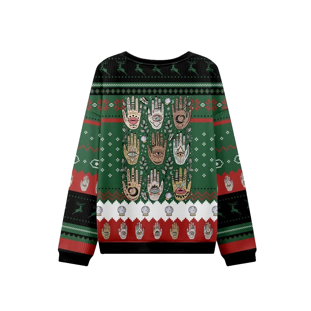 2026 Christmas Helping Hands Ugly Christmas Sweater - Moonbestprint