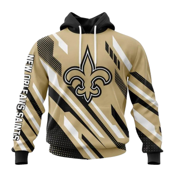 Personalized New Orleans Saints MotoCross Concept AOP Hoodie - Moonbestprint