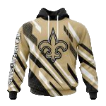 Personalized New Orleans Saints MotoCross Concept AOP Hoodie - Moonbestprint