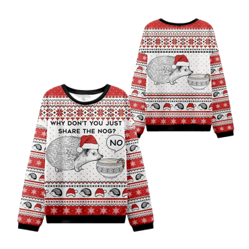 2026 Christmas Hedgehog Rejection Ugly Sweater - Moonbestprint
