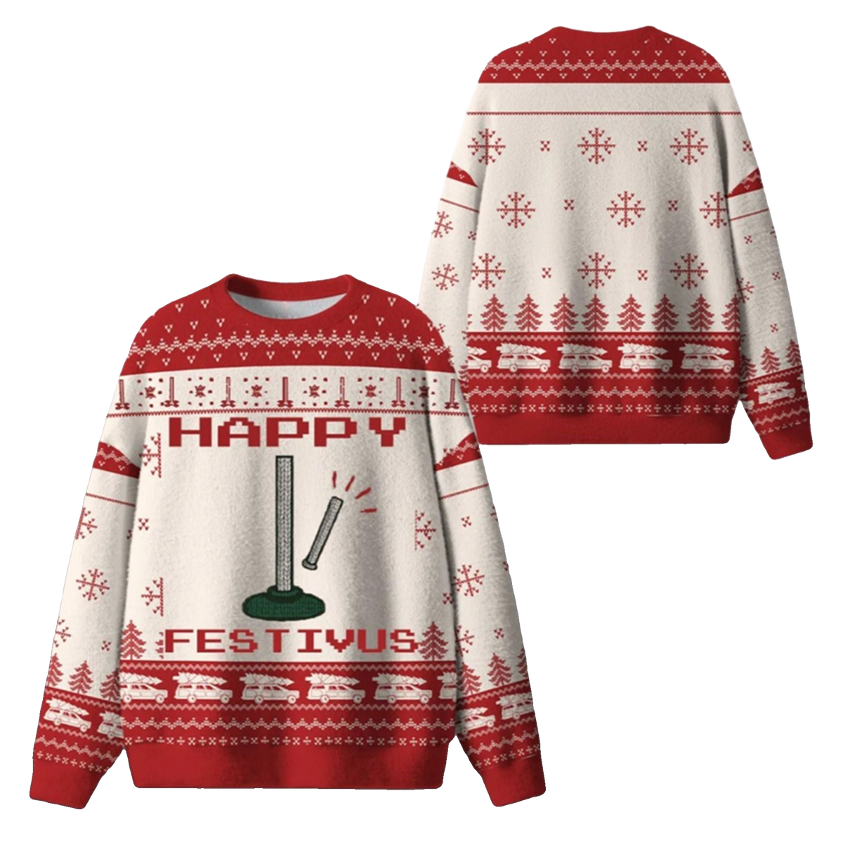 2026 Christmas Happy Festivus Ugly Sweater - Moonbestprint