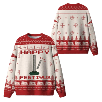 2026 Christmas Happy Festivus Ugly Sweater - Moonbestprint