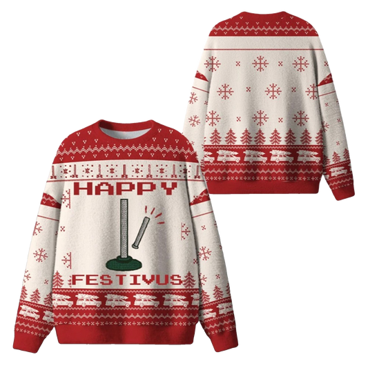 2026 Christmas Happy Festivus Ugly Sweater - Moonbestprint