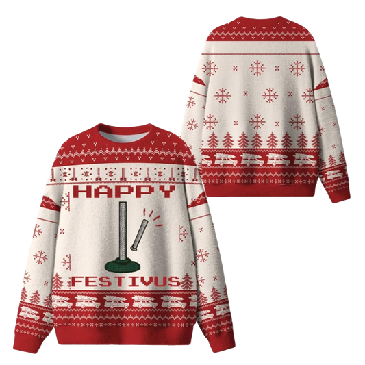 2026 Christmas Happy Festivus Ugly Sweater - Moonbestprint