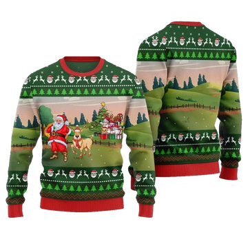 2026 Christmas Happy Christmas Farm Ugly Christmas Sweater - Moonbestprint